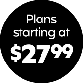 Plans starting at $27.99